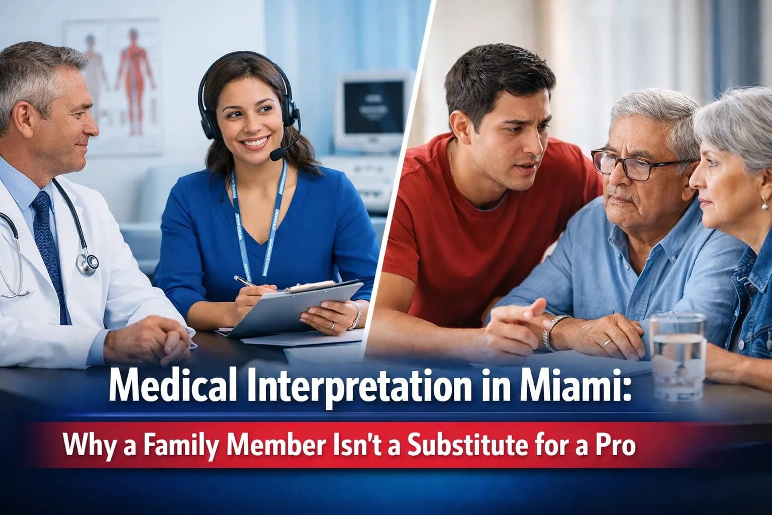 Medical Interpretation in Miami: Why a Family Member Isn’t a Substitute for a Pro
