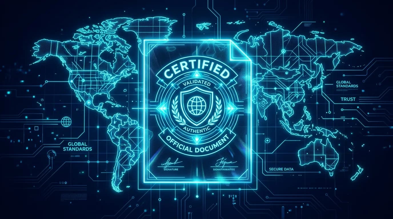 USCIS certified translation Miami — official certified document with seal