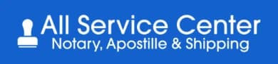 All Service Center — Notary, Apostille & Shipping logo