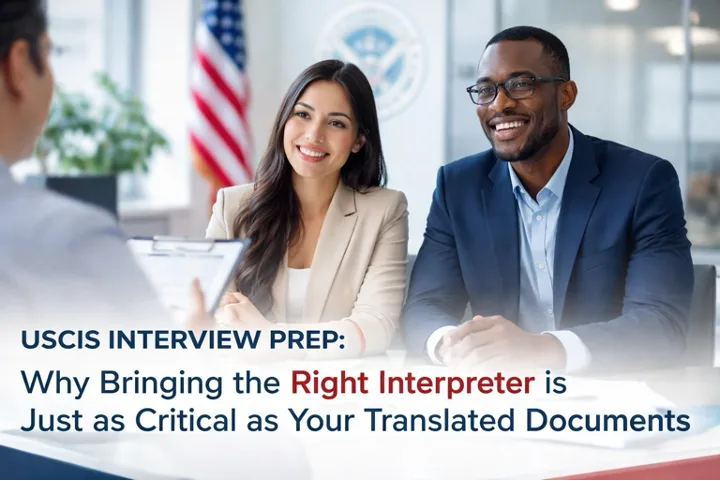 USCIS Interview Prep: Why Bringing the Right Interpreter is Just as Critical as Your Translated Documents