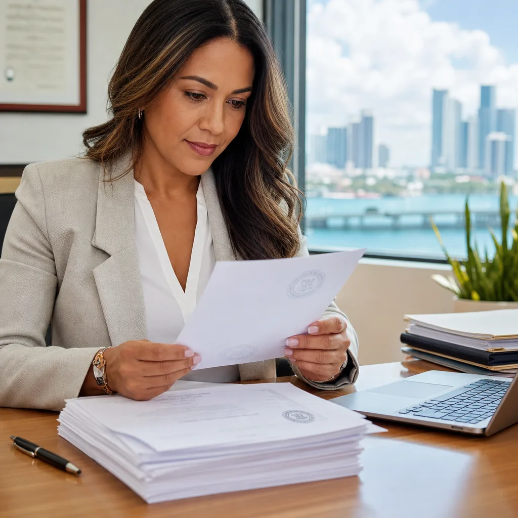 Certified Haitian Creole translation documents reviewed by a professional in Miami