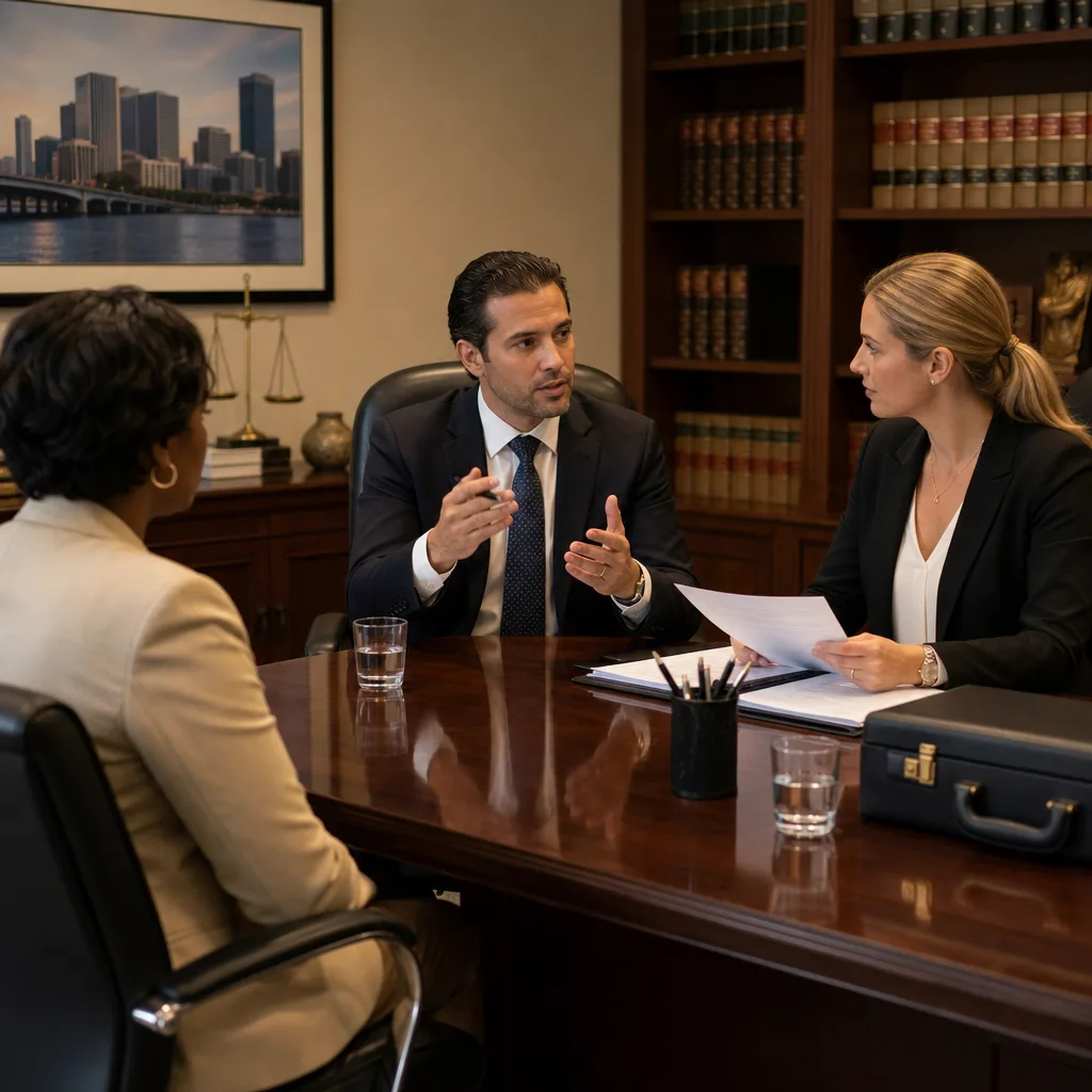 Legal interpreter at Miami deposition — professional consecutive interpretation for court and legal proceedings